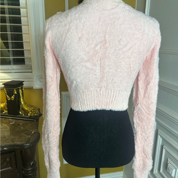 For Love and Lemons 🍋 Pink and Yellow Women's Sweater - Picture 8 of 12